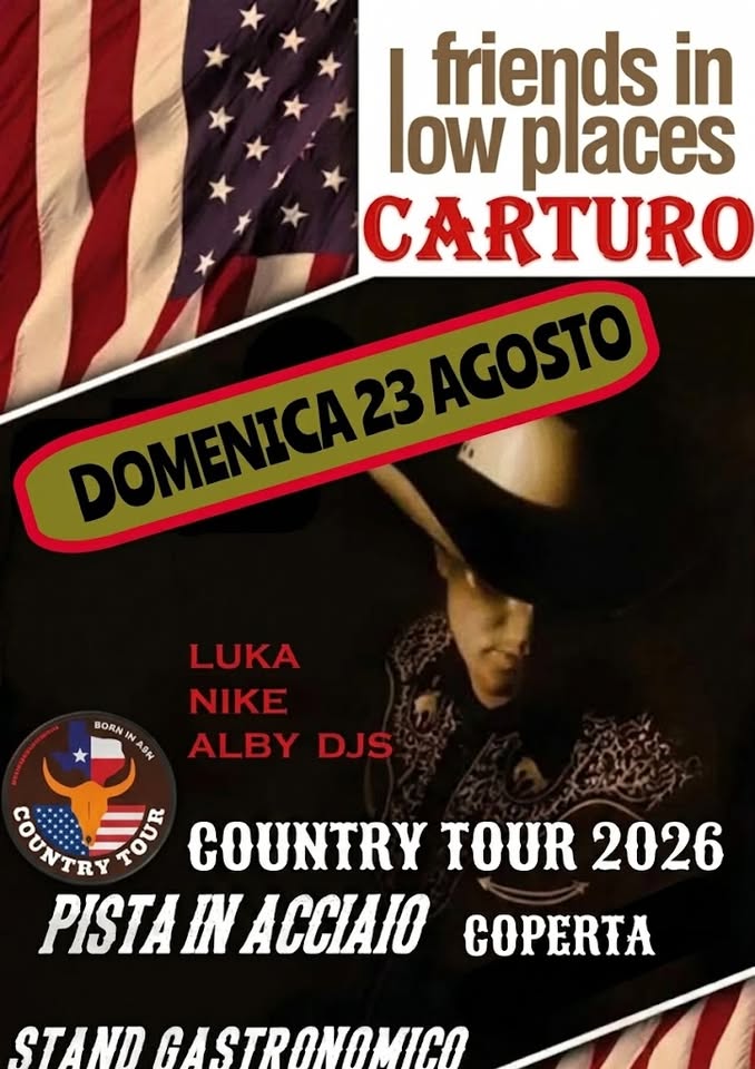 Locandina Serata country