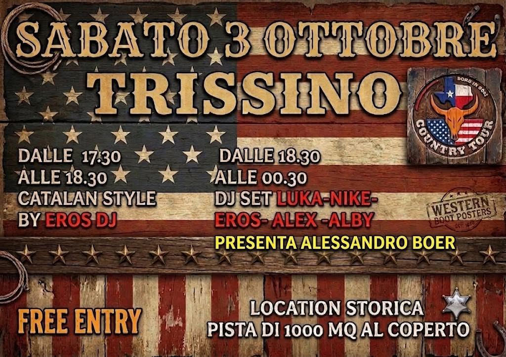 Locandina Evento Country