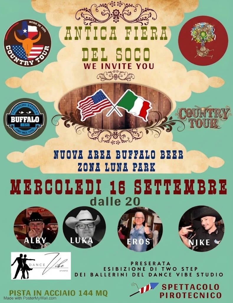 Locandina Serata country